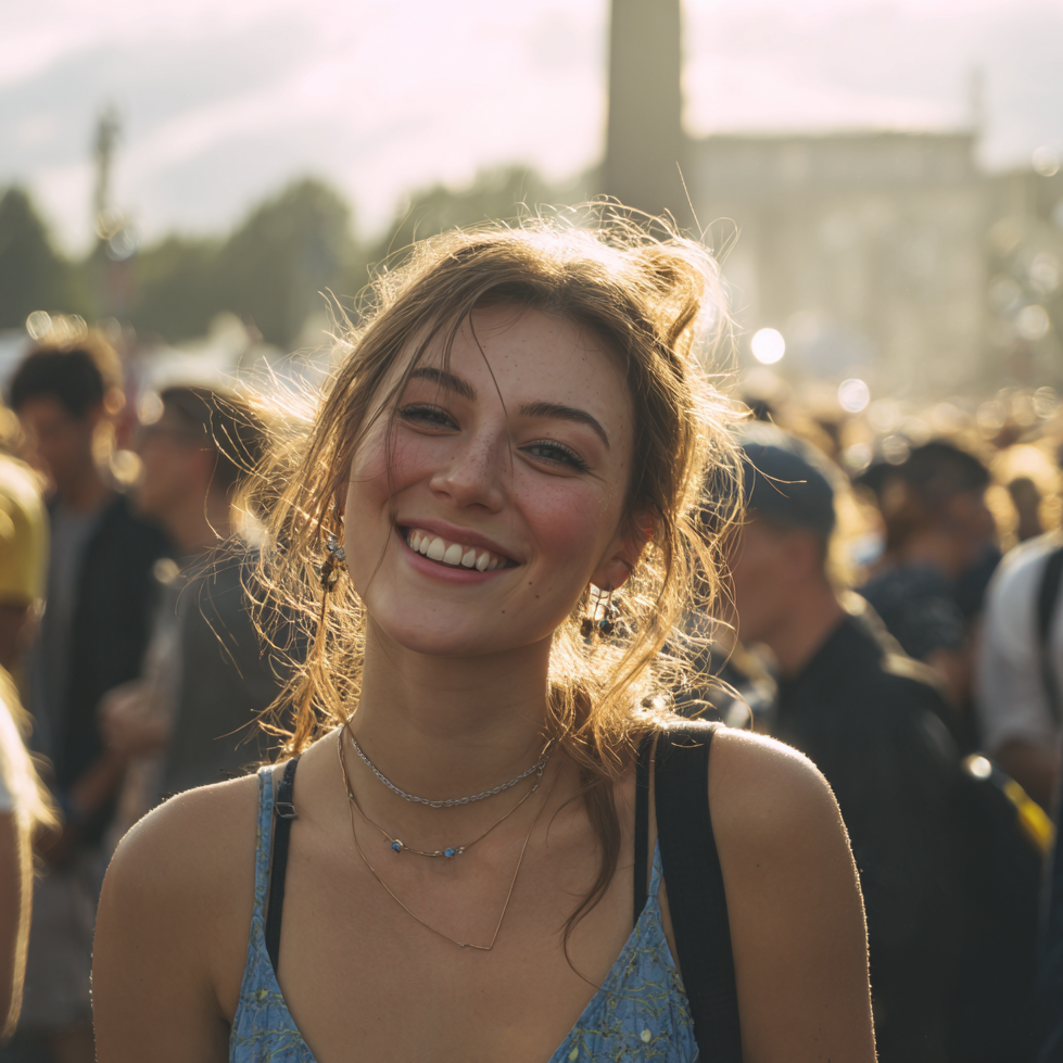 Moderne Frau mit Piercings als Selbstausdruck