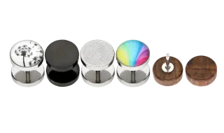 Fake Plugs für normale Ohrlöcher