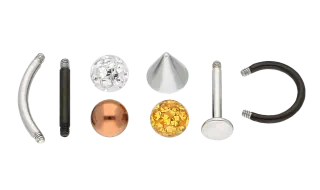 Piercing Zubehör, Kugeln und Pflege