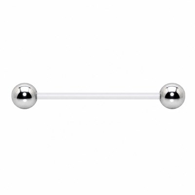 Gerader Stab Barbell aus PTFE für Christina Piercing