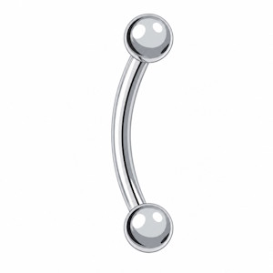 Bananabell Piercing – Curved Barbell für Schamlippenpiercing