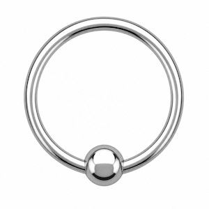 BCR Klemmring als Smiley Piercing Schmuck