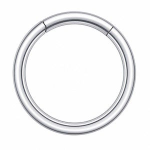 Segment Clicker Ring als Smiley Piercing Schmuck