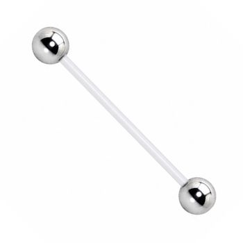 Barbell Stab als Smiley Piercing Schmuck