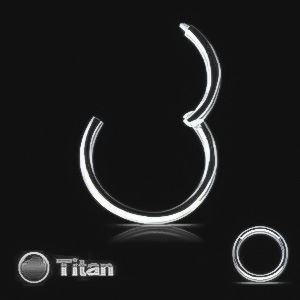 Helix Piercing Ring aus Titan