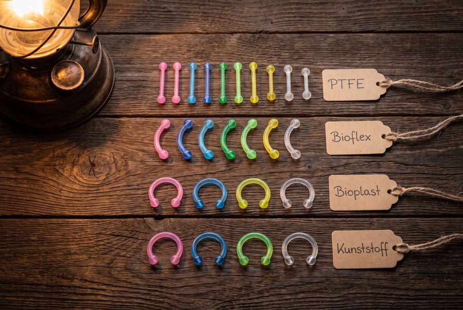 PTFE Bioflex Bioplast Kunststoff Piercing – alle Synonyme im Überblick