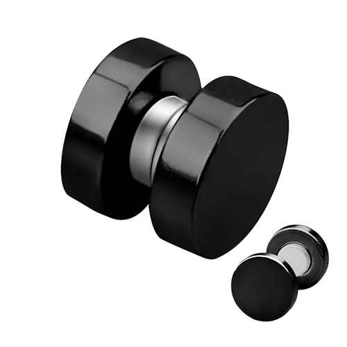 Magnet Ohrringe Formen: Fake Plug, Fake Schnecke, Fake Dehnstab