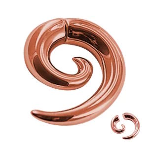 Magnet Fake Schnecke / Fake Dehner als magnetischer Ohrring