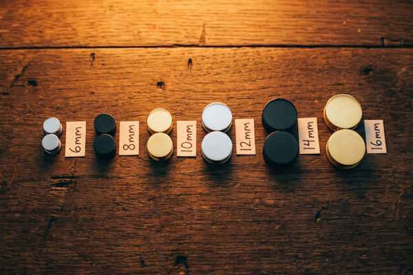Magnet Ohrringe Größen – Vergleich von 6mm bis 16mm