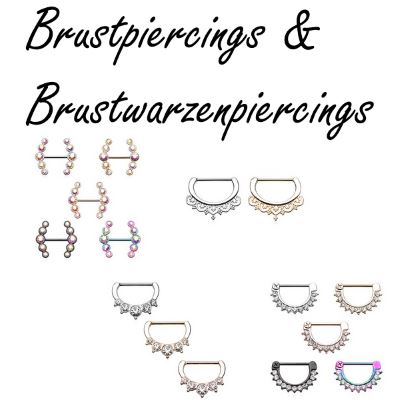 Brustwarzenpiercing Schmuck - Nipple Piercing Schmuck für die Brust