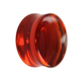 Glas Plug - Orange 8 mm