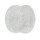 Glas Plug - Marmor - Weiß 5 mm