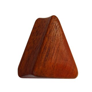 Holz Plug - Dreieck - Rotholz 10 mm