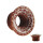 Flesh Tunnel - Trichter - Rotholz - Ornament 28 mm