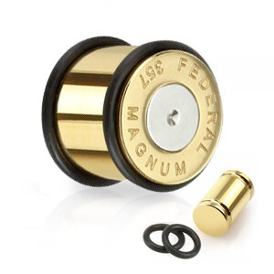 Ohr Plug - Stahl - Patrone 12 mm