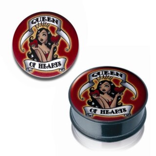 Pin Up Plug - Queen of Hearts