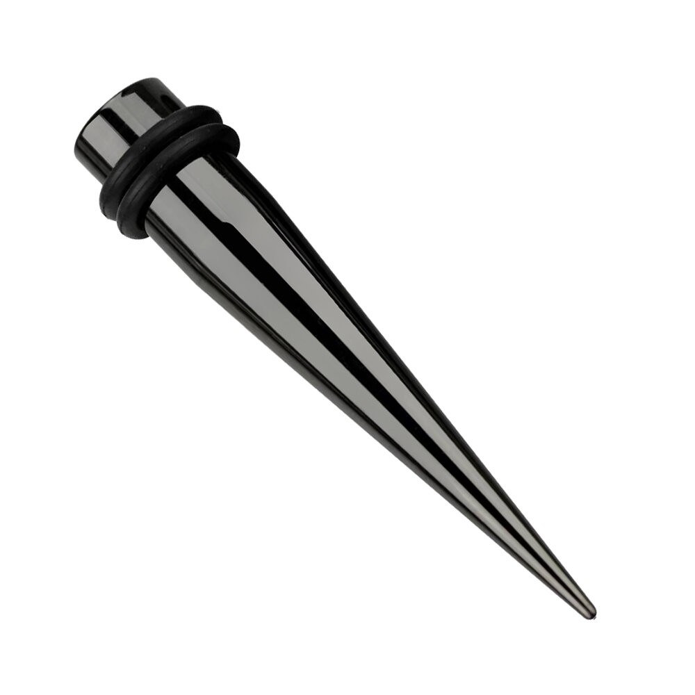 Produktbild von Dehnstab Aus Schwarzem Chirurgenstahl Für Ohr-Piercings – 1,6-10mm, Taper Expander