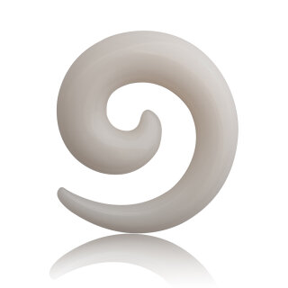 Dehner - Schnecke - Kunststoff - weiß 5 mm