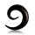 Dehner - Schnecke - Stahl - Schwarz 4 mm
