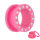 Flesh Tunnel - Kunststoff - Pink - Kristall 4 mm