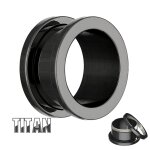 Titan Tunnel - Schwarz 12 mm