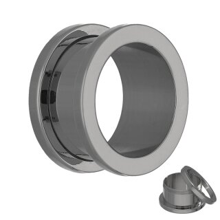 Titan Tunnel - Silber 12 mm