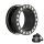 Titan Tunnel - Schwarz - Kristall 4 mm