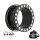 Titan Tunnel - Schwarz - Kristall 4 mm