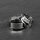 Double Flare Flesh Tunnel - Stahl - Silber - GEWINDE 10 mm