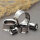 Double Flare Flesh Tunnel - Stahl - Silber - GEWINDE 10 mm