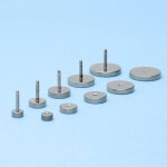 Piercing Fake Plug - Titan - Silber [3.] - 1.2 x 8 mm