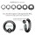 Piercing Klemmring - Stahl - Schwarz - 2.0mm bis 6.0mm [14.] - 2.5 x 12 mm (Kugel: 5mm)