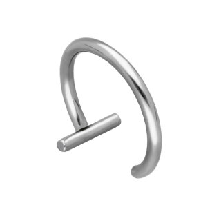 Ear Cuff - Silber - 1 Ring [2.] - 1.2mm x 10mm