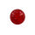 Piercing Kugel - Kunststoff - Glitter - Rot