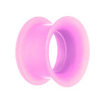 Flesh Tunnel - Silikon - Metallic - Pink 8 mm