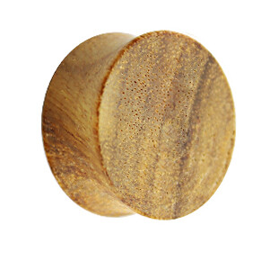 Holz Ohr Plug - Braun - Canary Wood 5 mm