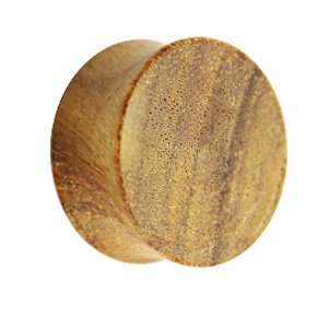 Holz Ohr Plug - Braun - Canary Wood 10 mm