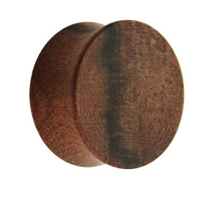 Holz Ohr Plug - Braun - Tineo 22 mm