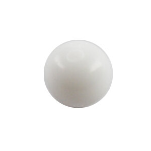 Piercing Kugel - Kunststoff - Weiß [01.] - 1.2 x 3 mm