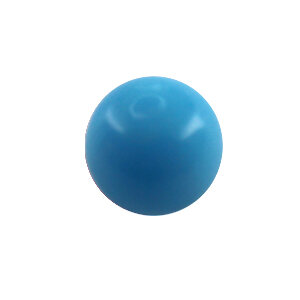 Piercing Kugel - Kunststoff - Hellblau [01.] - 1.2 x 3 mm