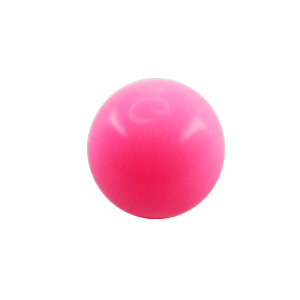 Piercing Kugel - Kunststoff - Pink [02.] - 1.2 x 4 mm