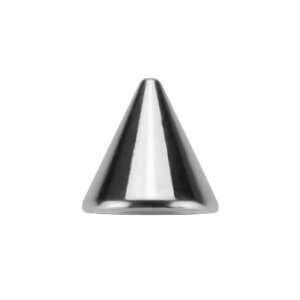 Piercing Kegel - Stahl - Silber [02.] - 1.2 x 3 mm
