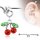 Piercing Stab - Industrial - Spirale - Anhänger - Kirschen