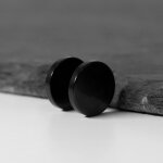 Piercing Fake Plug - Schwarz [6.] - 1.2 x 14 mm