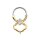 Septum Klicker - Ring - Gold - Kristall - Elegant