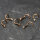 Nasenpiercing gebogen - Rosegold - Kristall