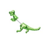 Fake Plug - Gr&uuml;n - Dinosaurier