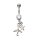 Piercing Banane - Silber - Flugzeug - Stern