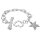 Armband - Silber - Stern - Kristalle - Herz