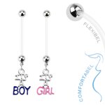 Bauchnabelpiercing - Schwangerschaft - Boy - Girl